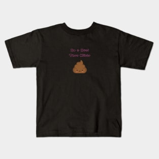 Only Real Thru-Hikers Poop Emoji Kids T-Shirt